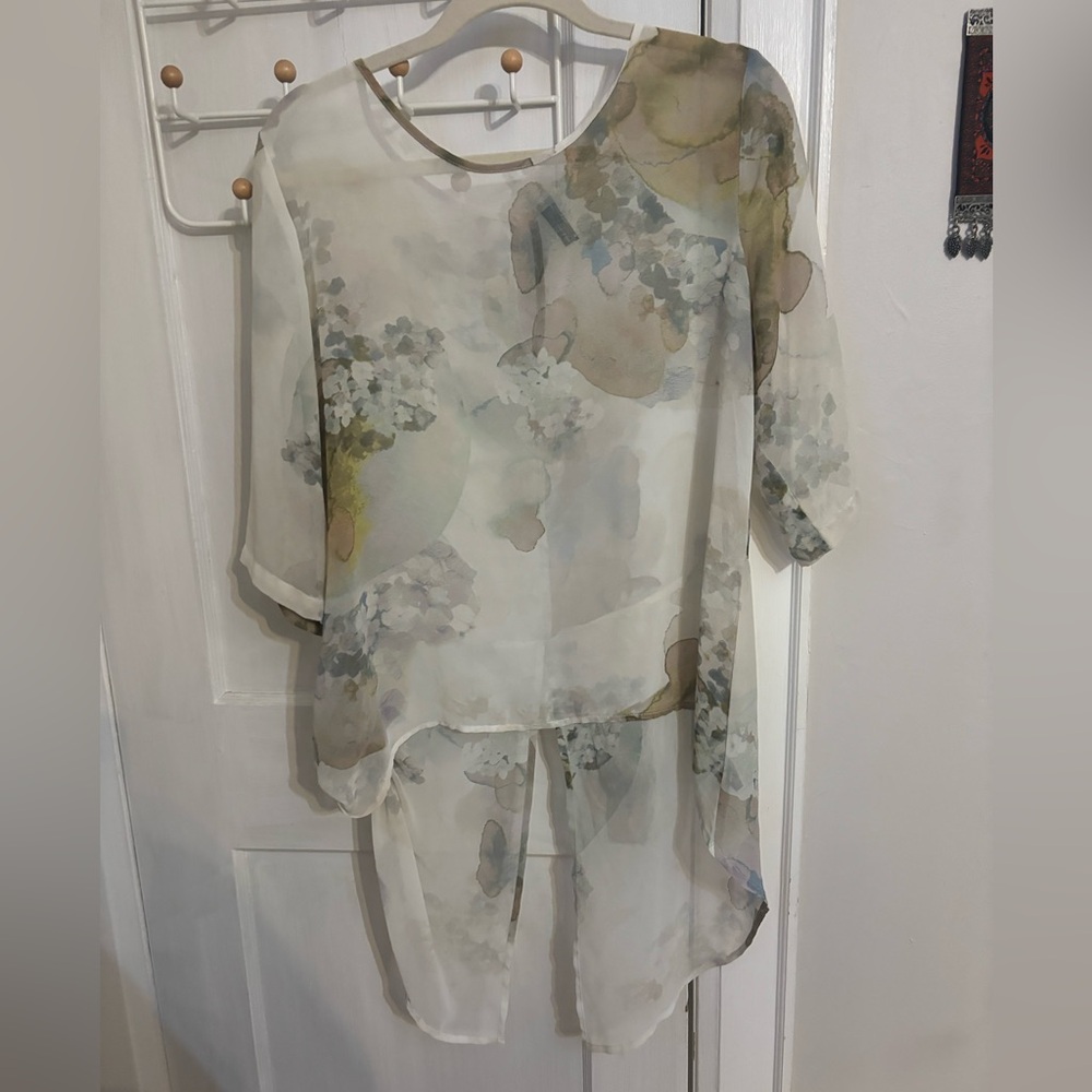 Long sheer top